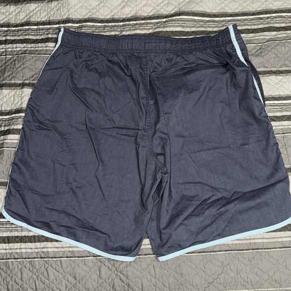 FOREST CLUB MEN’S BLUE SWIMMING POOL TRUNKS SHORTS - Picture 2 of 5